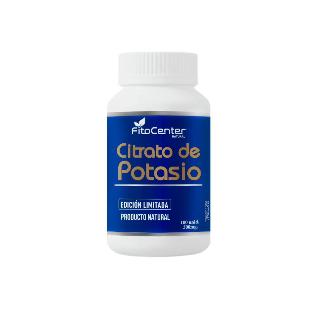 citrato-de-potasio-capsula CITRATO DE POTASIO X 300MG CAPSULAS FITOCENTER NATURAL - Imagen 1