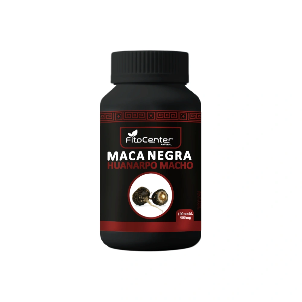 maca-negra-huanarpo-capsula MACA NEGRA HUANARPO MACHO CAPSULAS FITOCENTER NATURAL - Imagen 1